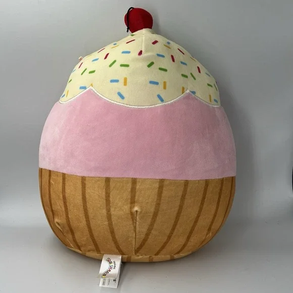 Squishmallows Clara‎ The Cupcake 16" Ultrasoft Stuffed Plush Offical KellyToy - Picture 2 of 5